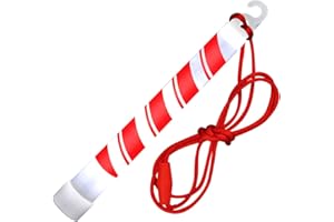 FLASHINGBLINKYLIGHTS 25 Pack of Premium 6" Candy Cane Christmas Glow Sticks