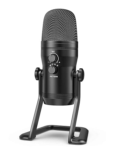 FIFINE USB Studio Recording Microphone Computer Podcast Mic for PC