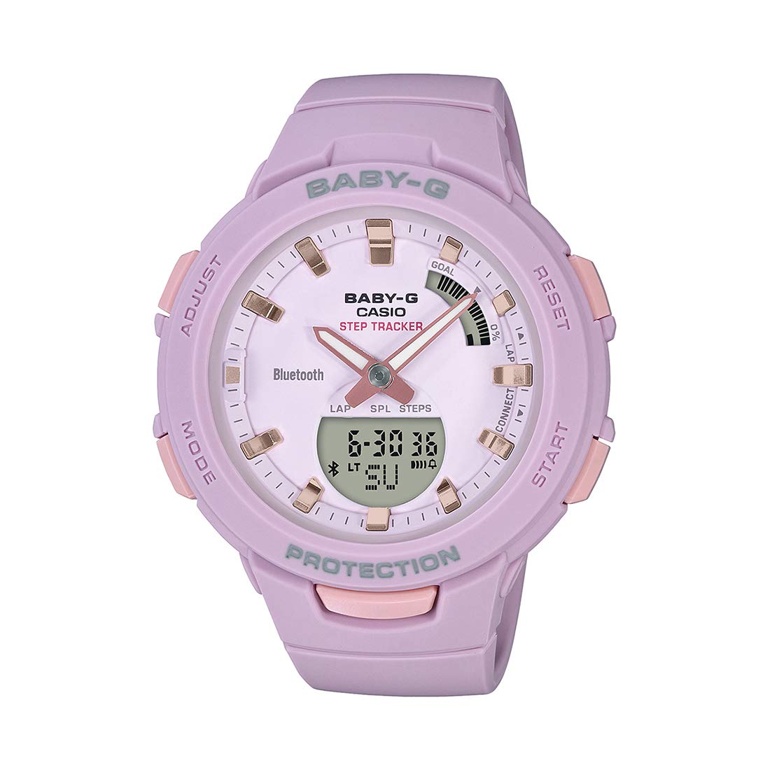 casio purple digital watch