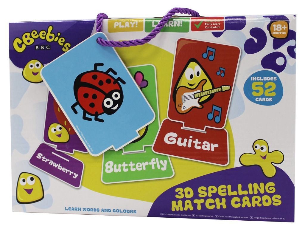 CBeebies Spelling Match Cards