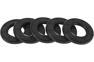Motoforti Universal Oil Seal TG4 Lip Seal Ring Rotary Shaft Seal 30x55x7mm High Pressure NBR Rubber Black 5 Pcs