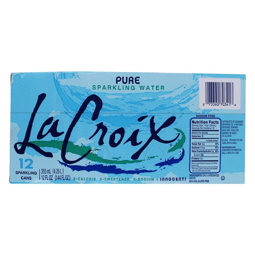 ( 10/Nov/23 ) La Croix Water Spk Can Natrl 12pk1