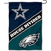 House Divided Cowboys and Eagles Double Sided Garden Flag