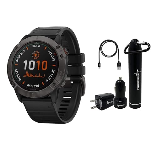 Garmin Fenix 6X Premium Multisport GPS Watches with Pulse OX
