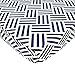 American Baby Company 100% Natural Cotton Percale Fitted Crib Sheet for Standard Crib and Toddler Mattresses, Navy Parquet, Soft Breathable, Boys and Girls