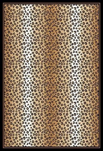 Leopard Skin Area Rug 2x8 Runner African Modern Carpet - Actual 1' 10" X 7' 3"