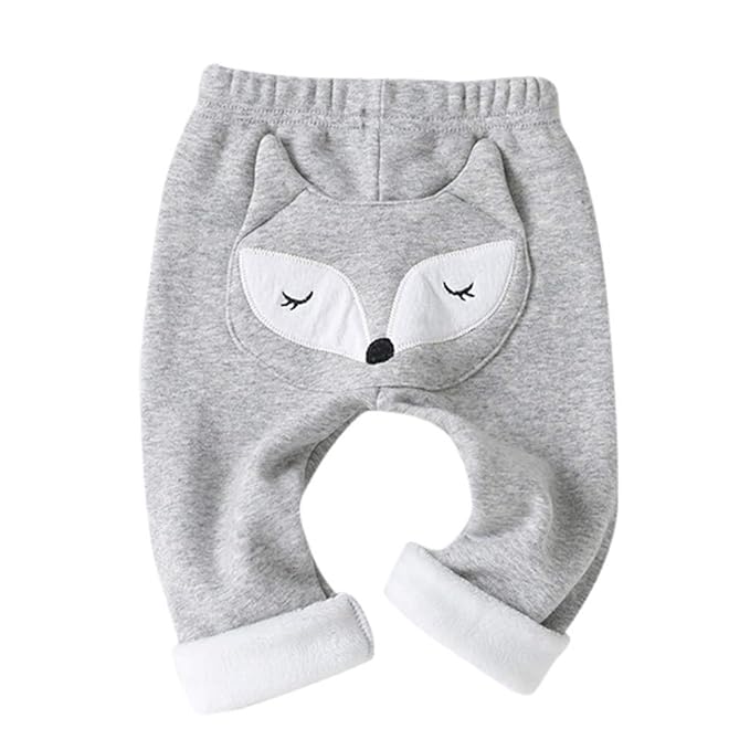 Pinklu Nino Pantalones Nino Dibujos Animados Animal Zorro