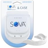 SOVA Aero Night Guard with Case - 1.6mm Thin - Custom-Molded Fit - Protects Against Nighttime Teeth Grinding &amp; Clenching - Odor &amp; Taste Free - Remoldable Up to 20 Times - Non Toxic