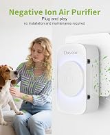 Dayear Dayear 3 Pcs Air Purifier Plug-in Negative Ion Air Purifier Bedroom view 4