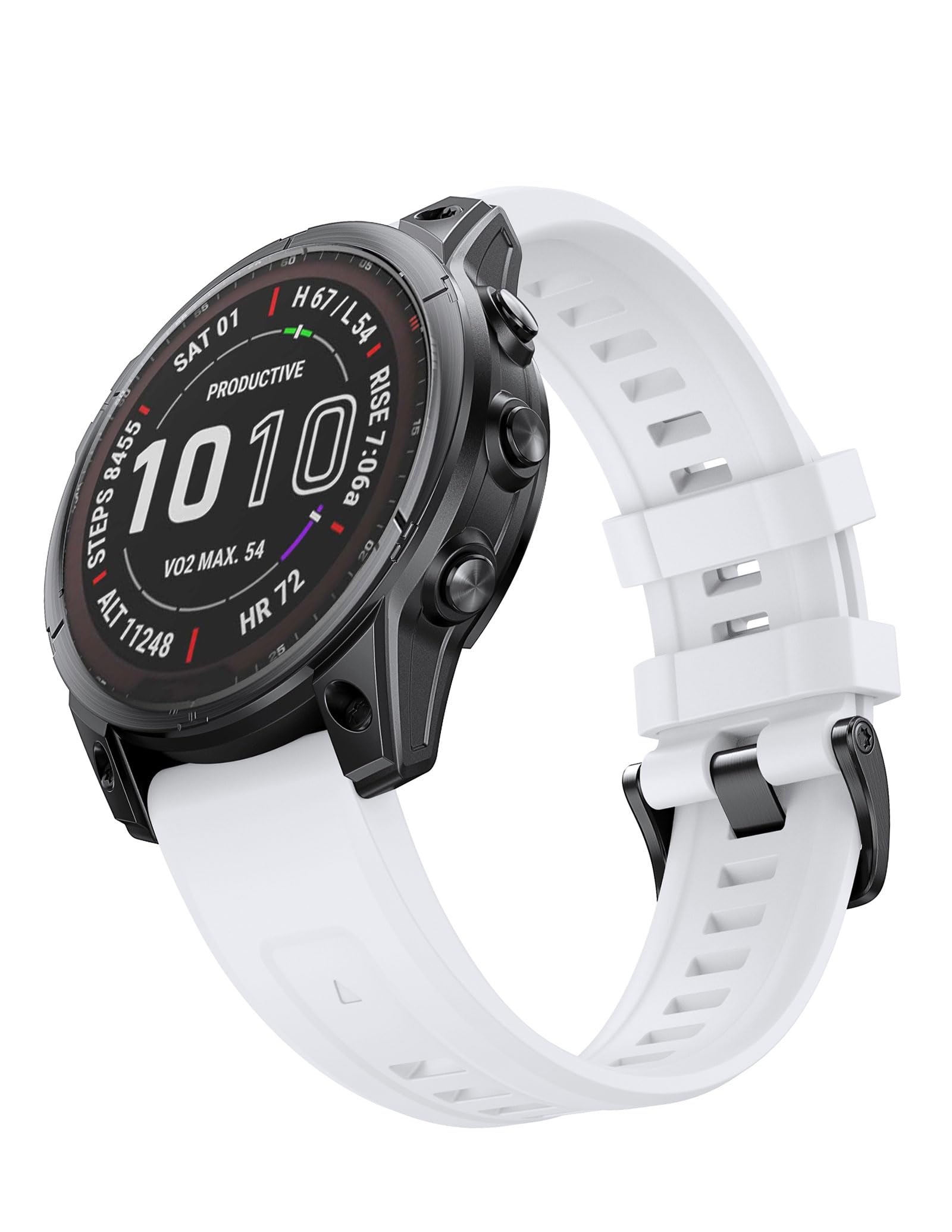 Watch Strap for Garmin Fenix 7X Pro/6X Pro, 26mm QuickFit Replacement Band for Garmin Fenix 7X/6X/5X/5X Plus/3/3 HR, Descent Mk1/Mk2/MK2i, Instinct 2X
