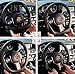JYPC Silicone Anti-slip Car Steering Wheel Cover Novel Geometrical Pattern Universal 15 inch (Dark Blue)