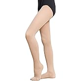 DIPUG Girls Ballet Tights Ultra Soft Footed Dance Tight for Toddlers and Kids