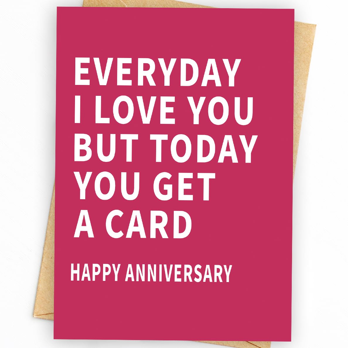 Photo 1 of Anniversary Card to Husband | Funny Anniversary Card & Gifts for Women, Men, Husband, Wife, Him, and Her | Happy Anniversary Decorations