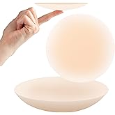Boob-eez Hypoallergenic Adhesive Nipple Covers (8 cm) Sweat Proof 100% Silicone, Non-Toxic, Reusable & Washable