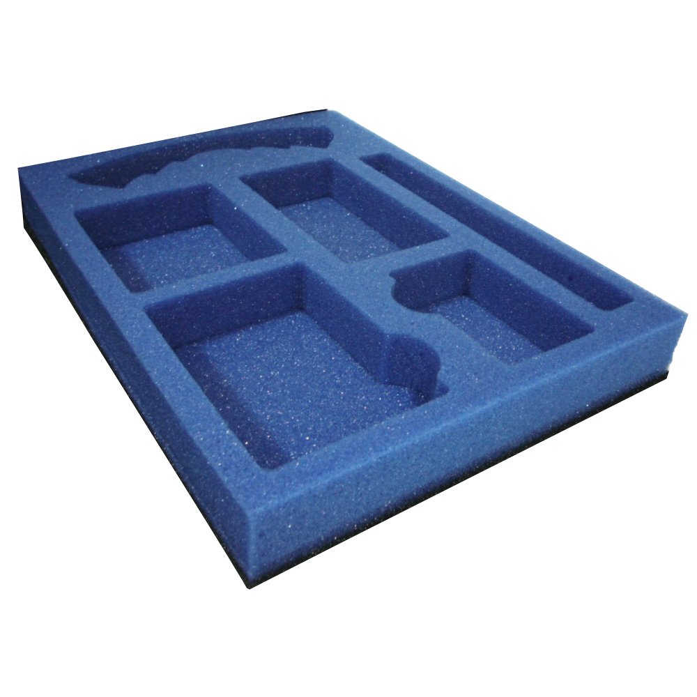 KR Multicase Tray: Ship cards, Damage cards, Upgrade cards, Manoeuvre templates, Mission and Obstacle tokens (largest Manoeuvre template sits on top of the top tray)