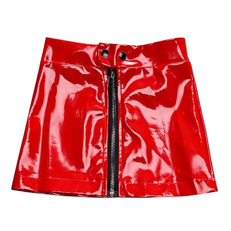 TIFIY Mädchen Rock Sommer Prinzessin Pailletten Minirock Baby Reißverschluss Karneval Outfits Kleidung