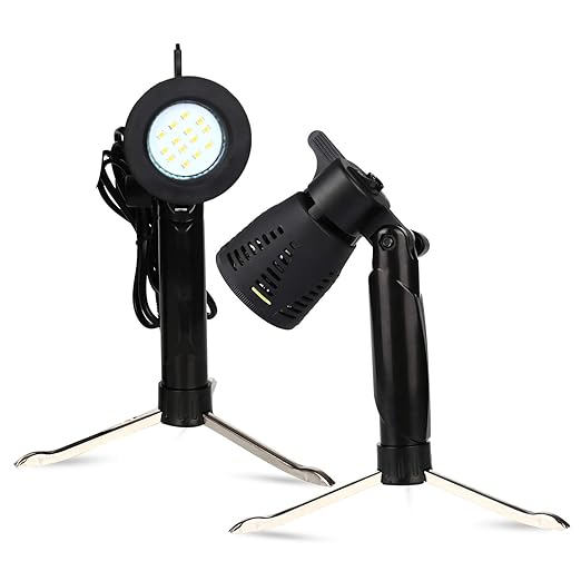 2 PCS Photography Continuous LED Portable Light Lamp for