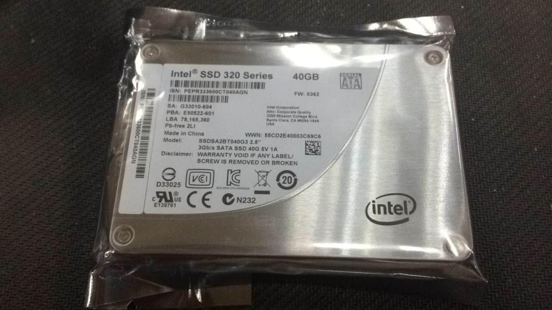 Intel Ssd 3 Series 40gb Solid State Drive Ssd 2 5 Mpn Ssdsa2ct040g3 Amazon Ca Electronics