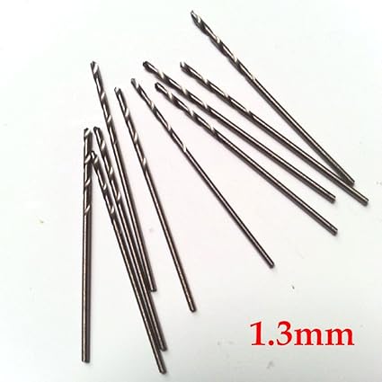 3NH 100pcsStraight Shank Twist Drill Bit Auger Electrical Drilling Tool 1.3mm