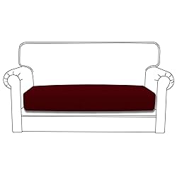 Easy-Going Stretch Loveseat Cushion Cover Sofa