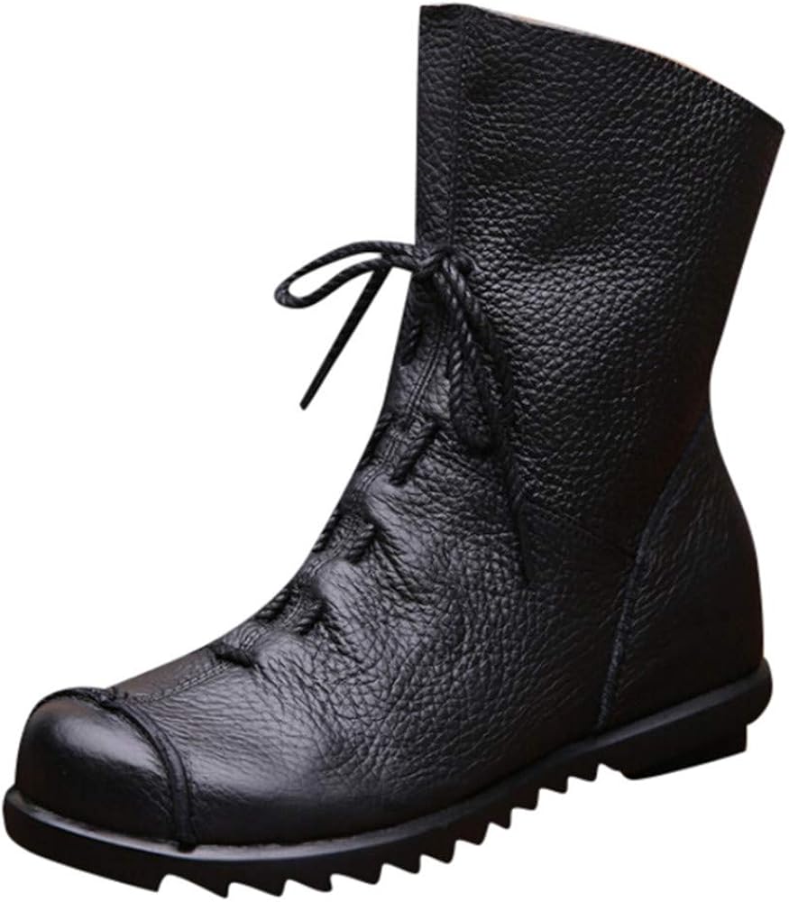 low heel martin boots
