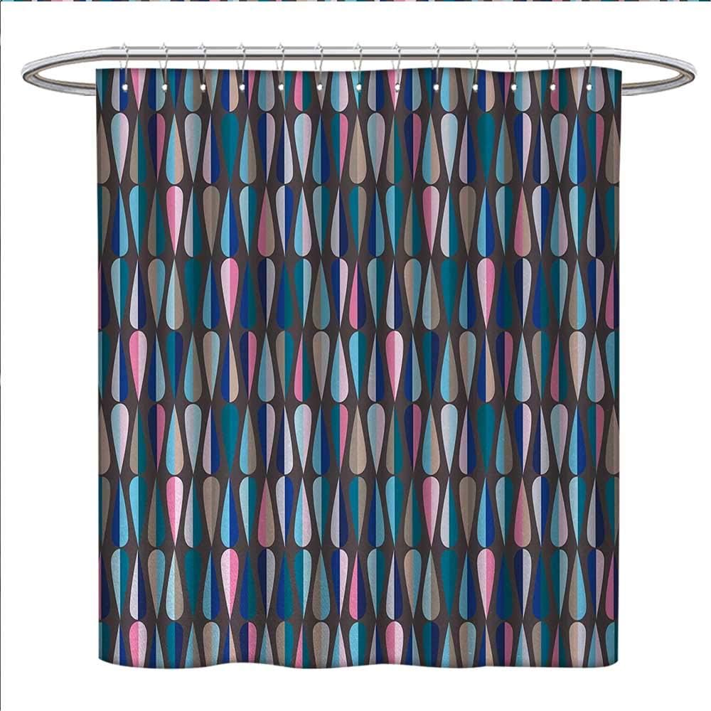 Anniutwo Mid Century Shower Curtain Customized Modern Style Retro