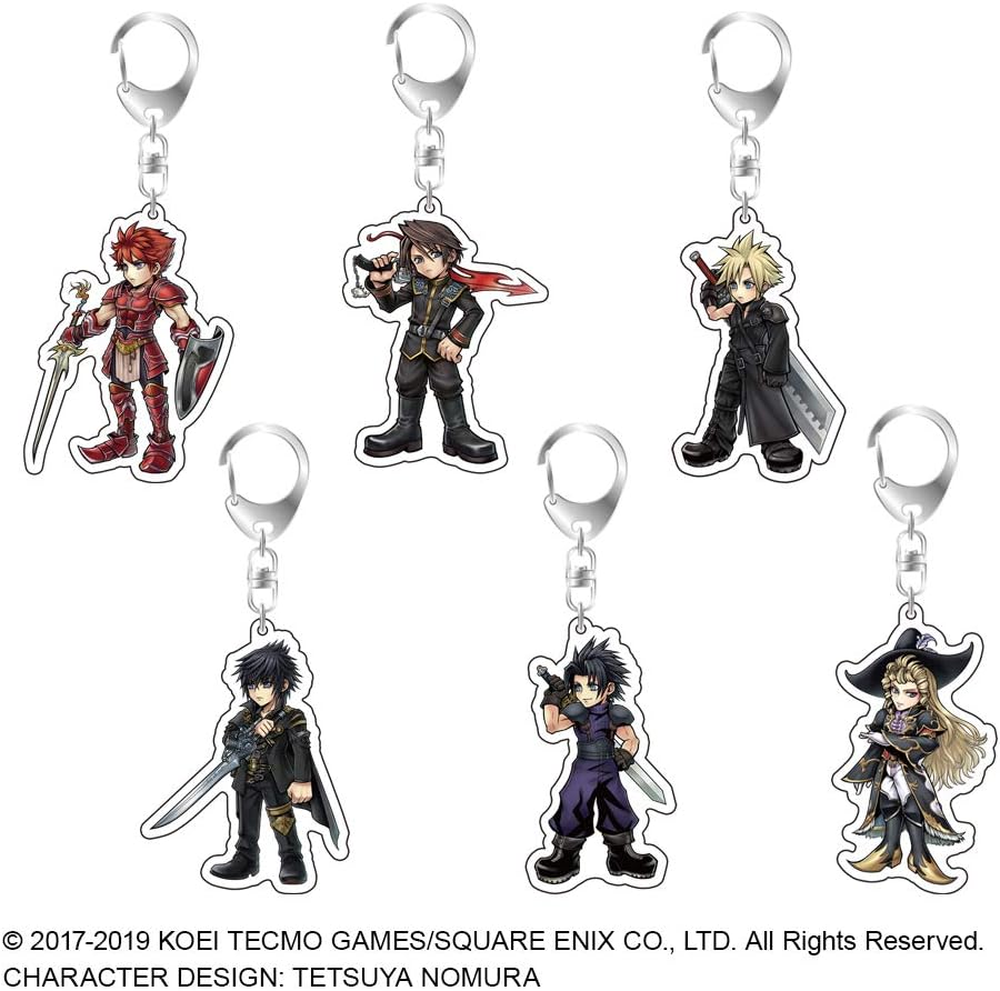 Square-Enix Dissidia Final Fantasy Acrylic Keychain Warrior of Light Keyrings, Multicoloured - Image 3