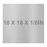 6061 T651 Aluminum Sheet Metal 18 x 18 x 1/8