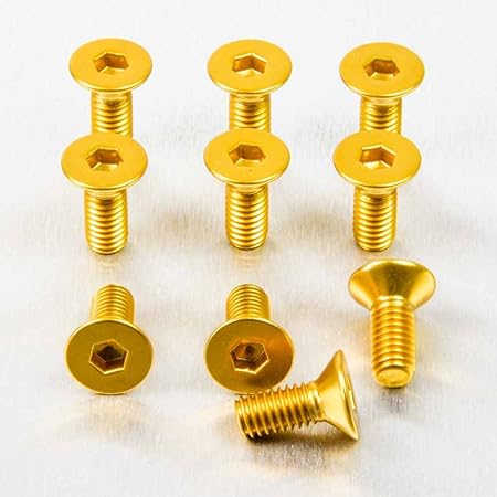 Amazon Co Jp アルミニウム皿ボルトm6 X 1 00 Mm X 15 Mmパックx 10ゴールド 車 バイク Amazon Co Jp アルミニウム皿ボルトm6 X 1 00 Mm X 15 Mmパックx 10ゴールド 車 バイク