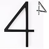 nanlyiau 5in 3D Adhesive door number house numbers