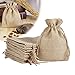 PH PandaHall 100pcs Burlap Drawstring Bags 5x7” Advent Calendar Bags Gift Bag Jute Packing Storage Linen Jewelry Pouches Wedding Favors Bag for Party Shower Birthday Christmas Jewelry DIY Craft, Peru