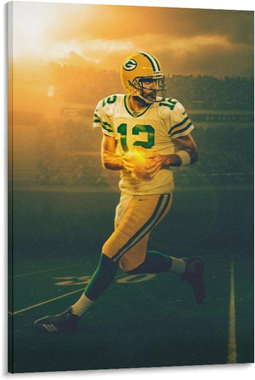 Amazon.de: Green Bay Packers – Aaron Rodgers Star Poster 1 Leinwand