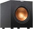 Klipsch Reference R-10SW Surround Subwoofer, 300 Watts Peak Power,(Brushed Black Vinyl, 10-Inch)