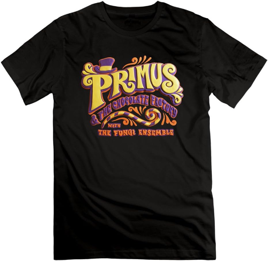 Men's Primus & The Chocolate Factory Fungi Ensemble Cool O-neck T-shirt Short Sleeve