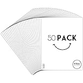 Golden State Art, 11x14 Backing Board Only, 4-Ply Thick 50 Single Backer Boards for Frame, Photo, Print