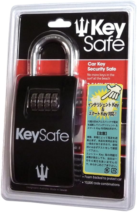 Keysafe Portable Car Key Safe Lock Box Sports, Fitness