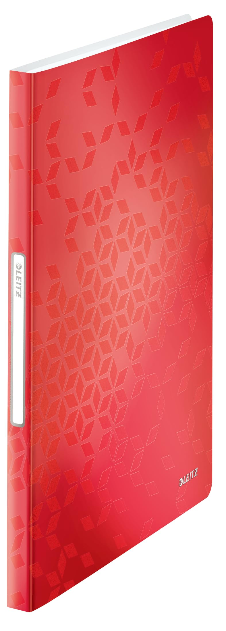 Leitz Wow Display Book, A4 Size, 40 Pockets, 80 Sheet Capacity, Transparent Pockets, Red, 46320026
