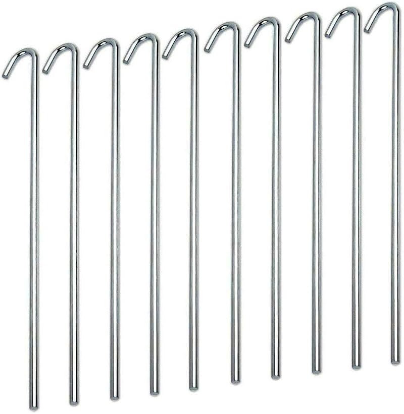 Nartel Tent Pegs 150mm x 3mm Pack of 20 40pcs Steel Ground Stakes