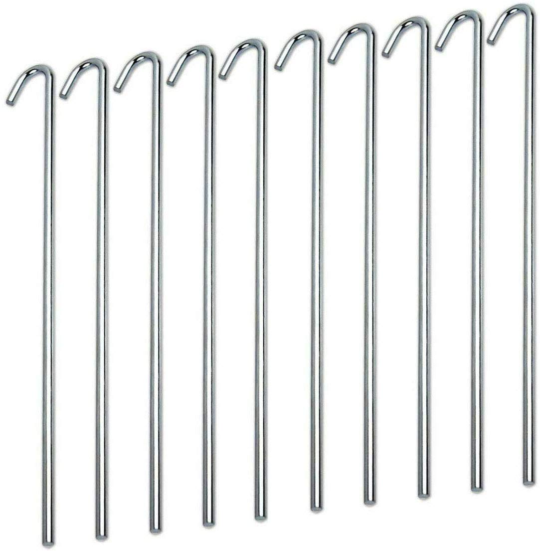 Nartel® 150mm x 3mm Steel Tent Peg Pack Of 20pcs or 40pcs (Pack of 20)