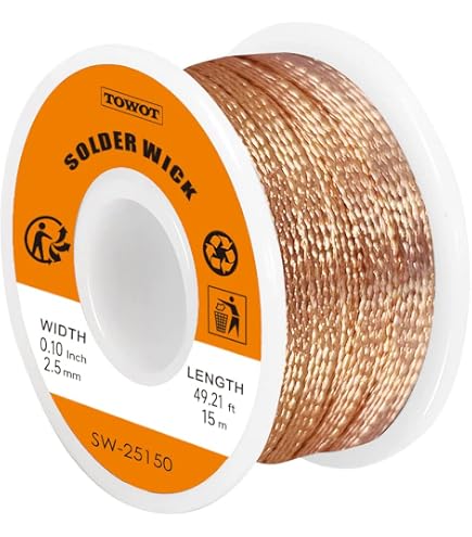 thumbnail image 2 of Flat Tinned Copper Braid 7/8'' Width 50' Length,Flexible Copper Braid 2 of 13