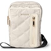 KEDZIE Quilted Puffer Crossbody Bag for Women Shoulder Lightweight Small Handbag