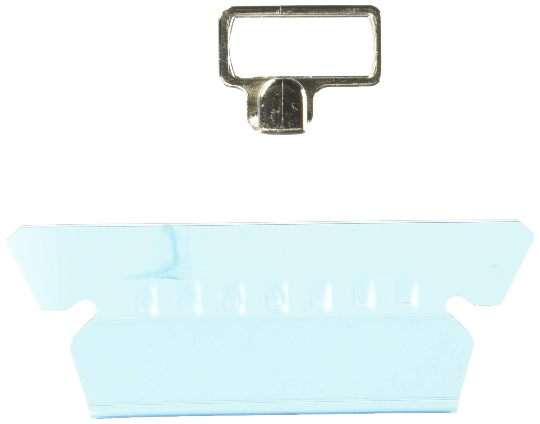 Pendaflex 42BLU Hanging File Folder Tabs, 1/5 Tab, Two Inch, Blue Tab/White Insert (Pack of 25)