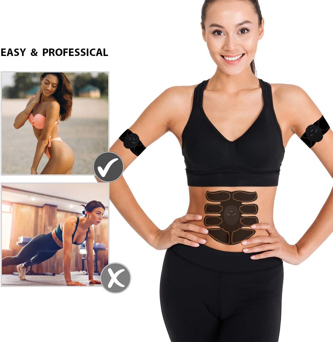 Abdominal Muscle Trainer Abs Muscle Toner Abdomen Training Abdomen Slimming Bodybuilding for Abdomen/Arm/Leg Fitness Home Office Exercise for Men Women : Sports & Outdoors