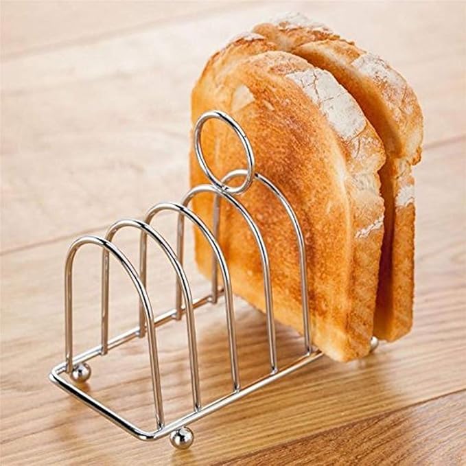 Buy Rollyware Stainless Steel Toast Holder, Durable, 6 Space Bread