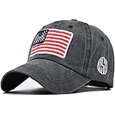 American Flag Baseball Caps Embroiderred USA Flag Patriotic Dad Hat Adjustable Trucker Hats for Men Women