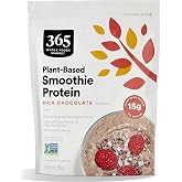 365 by Whole Foods Market, Protein Plantpowder Smoothie Rich Chocolate, 9 Ounce