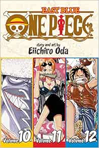 One Piece East Blue 10 11 12 Oda Eiichiro Books