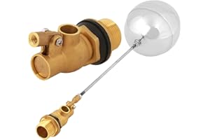 G3/4" DN20 Float Ball Valve, Brass Male Thread Water Sensor Adjustable Float Ball Valve Stainless Steel Floating Ball Valve