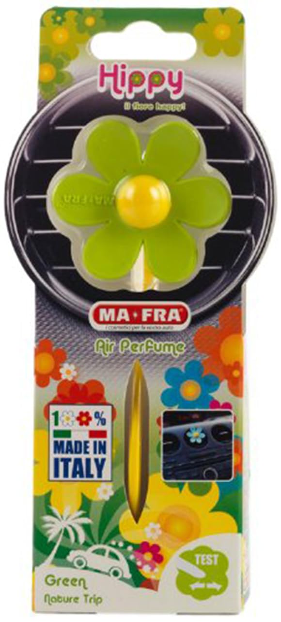 Mafra H0381 Hippy Nature Trip Air Freshener for Cars, Green