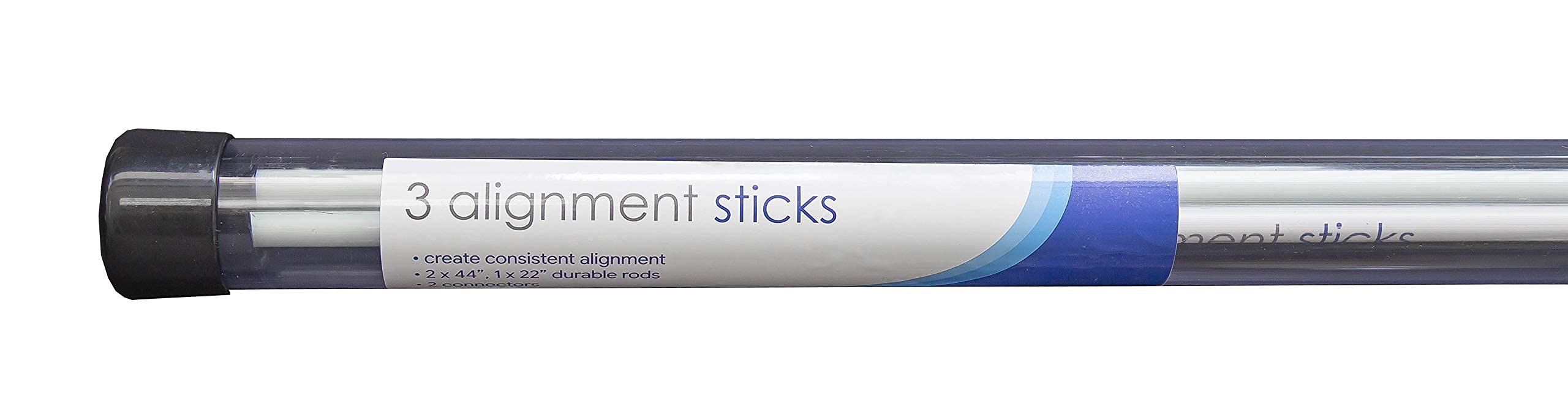 Longridge Pro Golf Alignment Sticks-3pcs Alignment Sticks, Silver